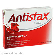 Bild für ANTISTAX extra Venentabletten - 30 Stück von Sanofi-Aventis Deutschland GmbH GB Selbstmedikation /Consumer-Care Bild für Bild für ANTISTAX extra Venentabletten - 30 Stück von Sanofi-Aventis Deutschland GmbH GB Selbstmedikation /Consumer-Care