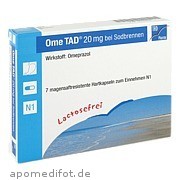 Ome Tad 20mg bei Sodbrennen Hartkapseln Tad Pharma GmbH