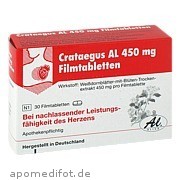 Crataegus Al 450mg Filmtabletten Aliud Pharma GmbH
