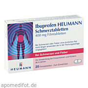 Ibuprofen Heumann Schmerztabletten 400mg Filmtable Heumann Pharma GmbH & Co.  Generica Kg