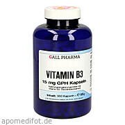 Bild für Bild für Vitamin B3 15 mg GPH Kapseln - 360&nbsp;Stück von Hecht-Pharma GmbH