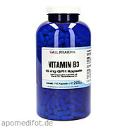 Bild für Bild für Vitamin B3 15 mg GPH Kapseln - 750&nbsp;Stück von Hecht-Pharma GmbH