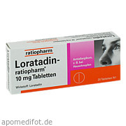 Bild für Bild für Loratadin-ratiopharm 10mg Tabletten - 20&nbsp;Stück von ratiopharm GmbH