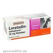 Bild für Loratadin-ratiopharm 10mg Tabletten - 50 Stück von ratiopharm GmbH Bild für Bild für Loratadin-ratiopharm 10mg Tabletten - 50 Stück von ratiopharm GmbH