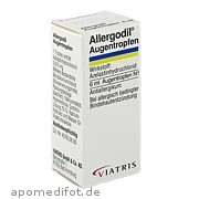 Bild für Bild für Allergodil Augentropfen - 6&nbsp;Milliliter von MEDA Pharma GmbH & Co.KG