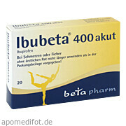 Ibubeta 400 akut betapharm Arzneimittel GmbH