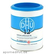Bild für BIOCHEMIE DHU 12 CALCIUM SULFURICUM D 6 - 1000 Stück von DHU-Arzneimittel GmbH & Co. KG Bild für Bild für BIOCHEMIE DHU 12 CALCIUM SULFURICUM D 6 - 1000 Stück von DHU-Arzneimittel GmbH & Co. KG