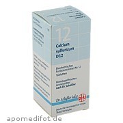 Biochemie Dhu 12 Calcium Sulfuricum D12 Dhu - Arzneimittel GmbH & Co.  Kg