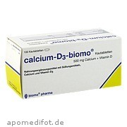 Calcium - D3 - biomo Kautabletten 500 + D biomo pharma GmbH