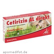 Cetirizin Al direkt Aliud Pharma GmbH