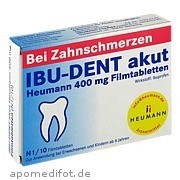 Ibu - Dent akut Heumann 400 mg Filmtabletten Heumann Pharma GmbH & Co.  Generica Kg