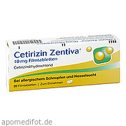 Cetirizin Zentiva 10 mg Filmtabletten Zentiva Pharma GmbH