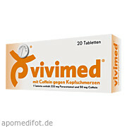 Bild für Bild für Vivimed mit Coffein gegen Kopfschmerzen - 20&nbsp;Stück von Dr. Gerhard Mann Chem.-Pharm. Fabrik GmbH