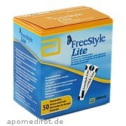 Bild für FreeStyle Lite Teststreifen ohne Codieren - 50 Stück von Abbott GmbH & Co. KG Abbott Diabetes Care Bild für Bild für FreeStyle Lite Teststreifen ohne Codieren - 50 Stück von Abbott GmbH & Co. KG Abbott Diabetes Care