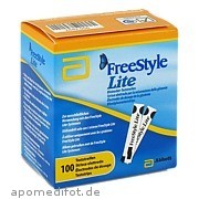 Bild für FreeStyle Lite Teststreifen ohne Codieren - 100 Stück von Abbott GmbH & Co. KG Abbott Diabetes Care Bild für Bild für FreeStyle Lite Teststreifen ohne Codieren - 100 Stück von Abbott GmbH & Co. KG Abbott Diabetes Care