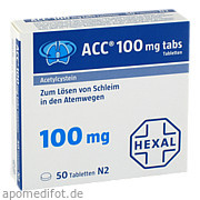 Acc 100 tabs Hexal AG