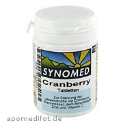 Bild für Bild für Cranberry Tabletten - 120&nbsp;Stück von Synomed GmbH