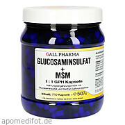 Bild für Bild für Glucosaminsulfat + MSM 1:1 Kapseln - 750&nbsp;Stück von Hecht-Pharma GmbH