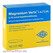 Magnesium Verla i. v. /i. m.  Verla - Pharm Arzneimittel GmbH & Co.  Kg