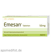 Bild für Emesan Tabletten - 10 Stück von Aristo Pharma GmbH Bild für Bild für Emesan Tabletten - 10 Stück von Aristo Pharma GmbH