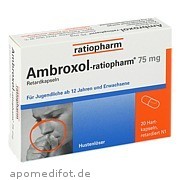 Bild für Ambroxol-ratiopharm 75mg Hustenlöser - 20 Stück von ratiopharm GmbH Bild für Bild für Ambroxol-ratiopharm 75mg Hustenlöser - 20 Stück von ratiopharm GmbH