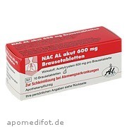 Nac Al akut 600mg Brausetabletten Aliud Pharma GmbH