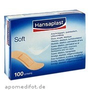 Hansaplast Soft Strip 1. 9x7. 2cm Beiersdorf AG