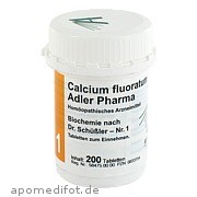 Biochemie Adler 1 Calcium fluoratum D12 Adler Phar Adler Pharma Produktion und Vertrieb GmbH
