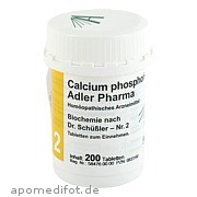 Biochemie Adler 2 Calcium Phosphoricum D 6 Adler P Adler Pharma Produktion und Vertrieb GmbH