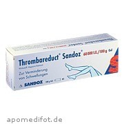 Thrombareduct Sandoz 60 000 I. E.  Gel Hexal AG