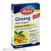 Abtei Ginseng Aktiv Dragees Omega Pharma Deutschland GmbH