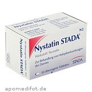 Bild für Nystatin STADA 500.000 I.E. überzogene Tabletten - 50 Stück von STADAPHARM GmbH Bild für Bild für Nystatin STADA 500.000 I.E. überzogene Tabletten - 50 Stück von STADAPHARM GmbH