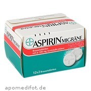 Bild für Bild für Aspirin Migräne - 24&nbsp;Stück von Bayer Vital GmbH