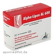 Alpha - Lipon Al 600 Aliud Pharma GmbH