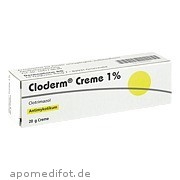 Bild für Cloderm Creme 1% - 20 Gramm von DERMAPHARM AG Bild für Bild für Cloderm Creme 1% - 20 Gramm von DERMAPHARM AG