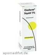 Bild für Cloderm Liquid 1% - 30 Milliliter von DERMAPHARM AG Bild für Bild für Cloderm Liquid 1% - 30 Milliliter von DERMAPHARM AG