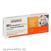 Bild für Ibu-ratiopharm 200mg akut Schmerztabletten - 20 Stück von ratiopharm GmbH Bild für Bild für Ibu-ratiopharm 200mg akut Schmerztabletten - 20 Stück von ratiopharm GmbH
