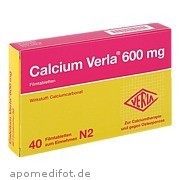 Calcium Verla 600mg Verla - Pharm Arzneimittel GmbH & Co.  Kg