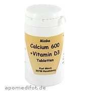 Calcium (600mg)  +  D3 Tabletten Allpharm Vertriebs GmbH