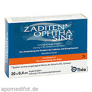 Bild für Zaditen Ophtha Sine - 20 Stück von kohlpharma GmbH Bild für Bild für Zaditen Ophtha Sine - 20 Stück von kohlpharma GmbH