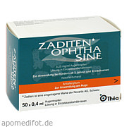 Bild für Zaditen Ophtha Sine - 50 Stück von kohlpharma GmbH Bild für Bild für Zaditen Ophtha Sine - 50 Stück von kohlpharma GmbH