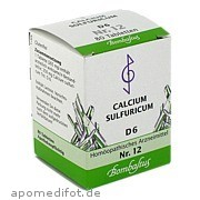 Bild für Bild für Biochemie 12 Calcium sulfuricum D 6 - 80&nbsp;Stück von Bombastus-Werke AG
