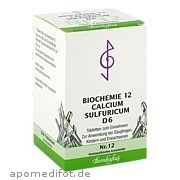 Bild für Bild für Biochemie 12 Calcium sulfuricum D 6 - 500&nbsp;Stück von Bombastus-Werke AG