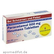 Paracetamol 500 mg Heumann Tabletten Heumann Pharma GmbH & Co.  Generica Kg