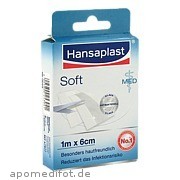 Hansaplast med Soft 1mx6cm Beiersdorf AG