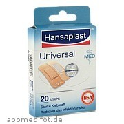 Hansaplast med Universal 20 Strips Beiersdorf AG