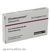 Bild für Cholecysmon Silberperlen - 25 Stück von RIEMSER Pharma GmbH Bild für Bild für Cholecysmon Silberperlen - 25 Stück von RIEMSER Pharma GmbH