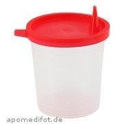 Urinbecher mit Schnappdeckel