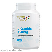 Bild für Bild für L-Carnitin 500mg - 100&nbsp;Stück von Vita World GmbH