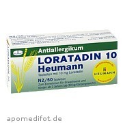 Loratadin 10 Heumann Heumann Pharma GmbH & Co.  Generica Kg